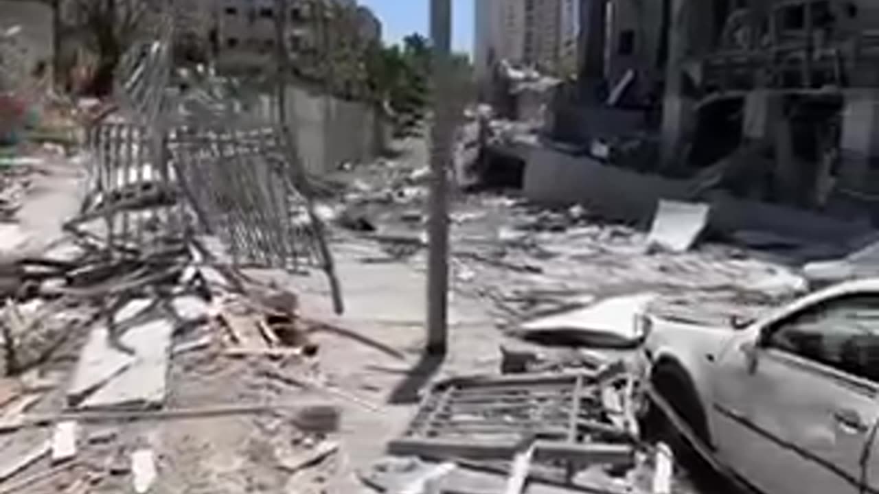 Images from the Tel Aviv region following missile attacks by Iran