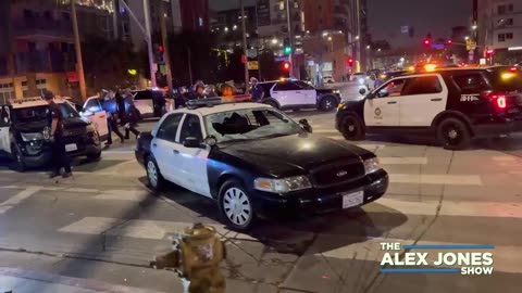 Los Angeles is on fire, peaceful protests looting and burning