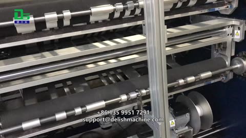 DELISH hot stamping foil slitting machine helps enterprises reduce costs and increase efficiency.