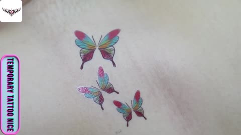 butterfly tattos#temporarytattoo #temporarytattoos #temporarytattosticker