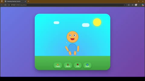 I Brought a Cartoon to Life Using HTML & CSS! 🎨🔥