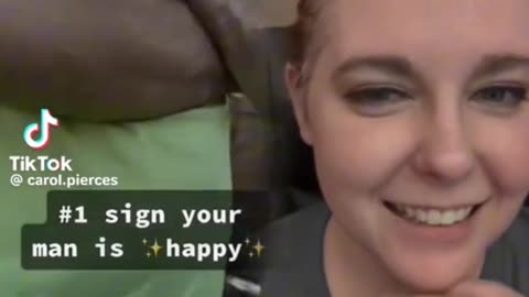#1 sign your man is happy