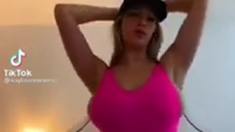 lady with no bra and beautiful boobs