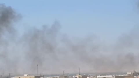 Air Force strikes near Khuzestan. According to reports, there is a Basij base in the area.