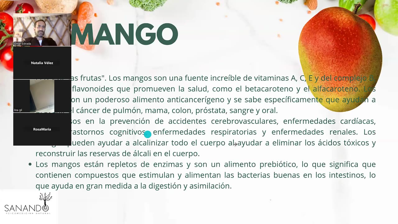 FINAL DE LA REUNIÓN LIMPIEZA 369, ALIMENTOS MEDICINALES