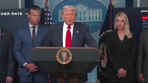 🚨🔥President Trump: "Just this past weekend, gunfire went through the Navy Yard.