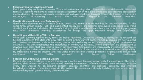 What Are the Latest Practices in Corporate Training in 2025?