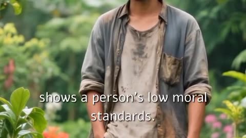 Dirty talk reflects a dirty heart...