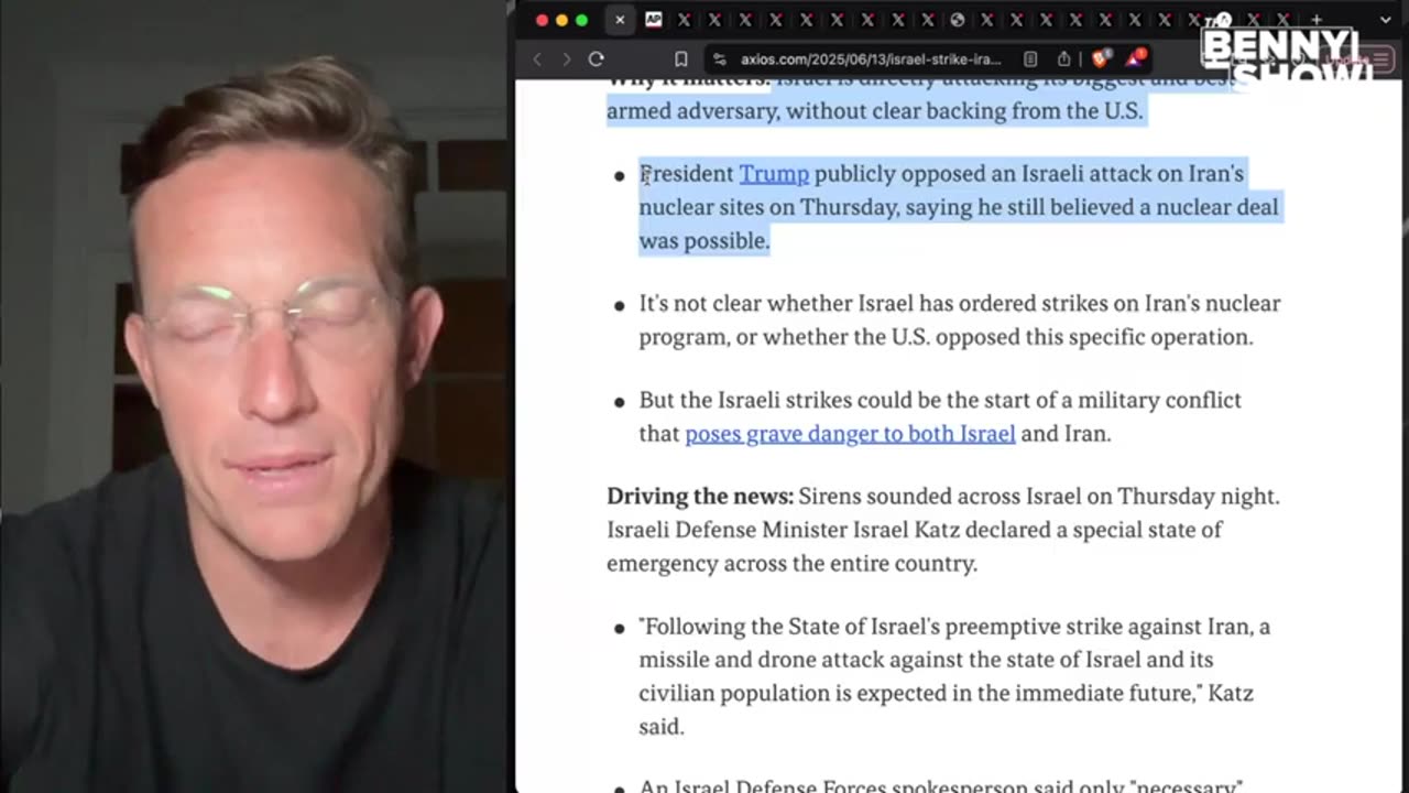 🚨BREAKING Israel Bombs Iran in Massive Attack, Tehran in FLAMES Start of WW3 Trump is Furious