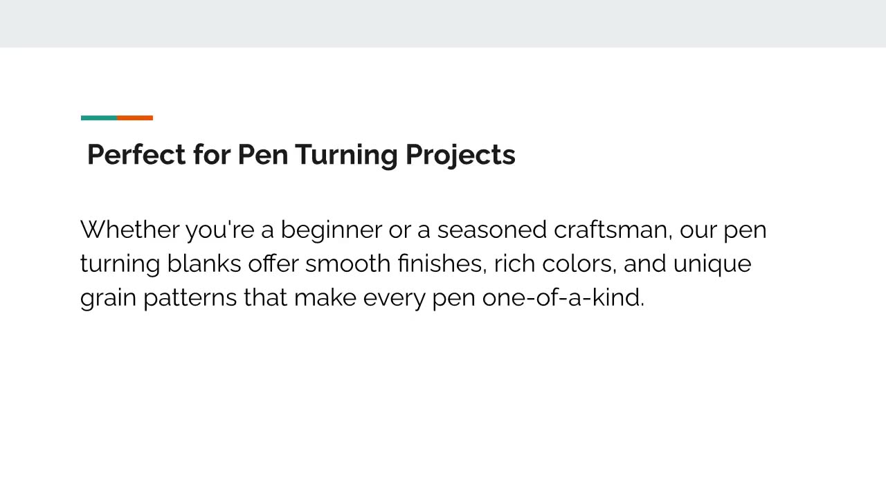 Pen Blanks – Create Your Signature Style