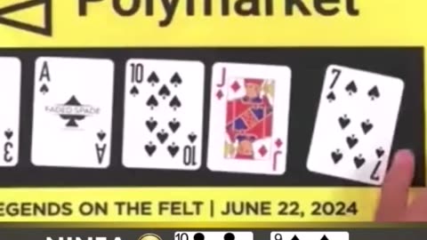 Ryan Garcia vs Ninja! High Stakes Poker hand HCL #shorts