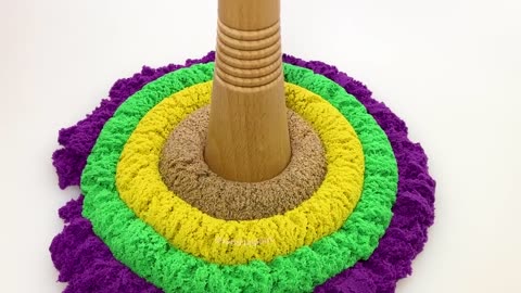 Very Satisfying and Relaxing Compilation 305 Kinetic Sand ASMR