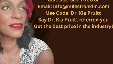 Gold is up! Get Gold/Silver from Miles Franklin 952-929-7006; Say Dr Pruitt Referred You