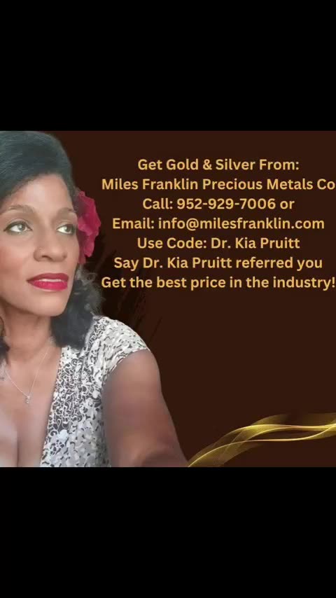 Gold is up! Get Gold/Silver from Miles Franklin 952-929-7006; Say Dr Pruitt Referred You