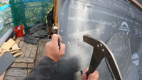 Schieferkehle - Teil 5 - 08.07.2025 - Schiefer Schuppendeckung Wasserturm Paunsdorf