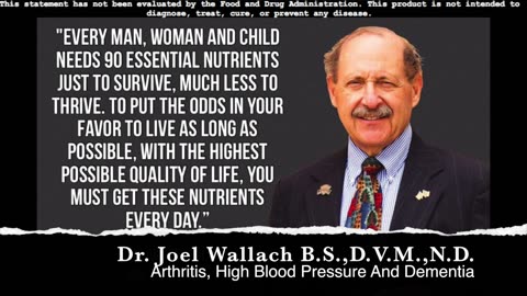 Arthritis, High Blood Pressure And Dementia Dr Joel Wallach