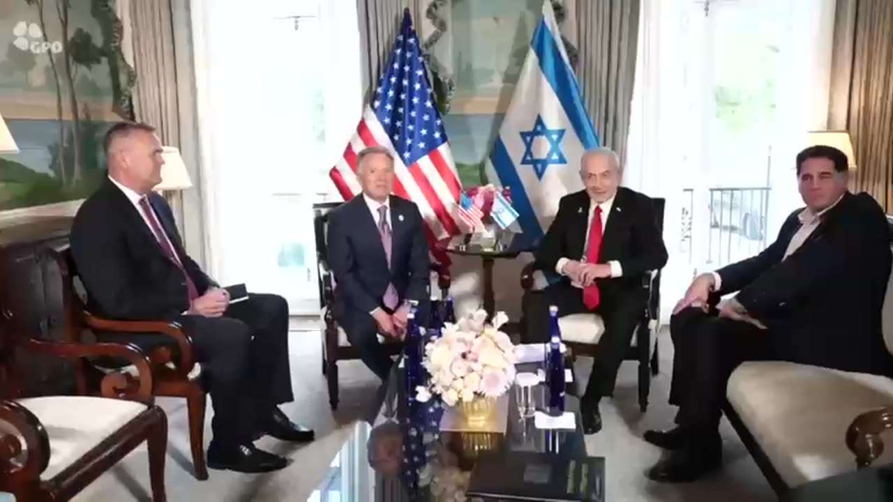 Prime Minister Benjamin Netanyahu met this evening at Blair House in Washington DC