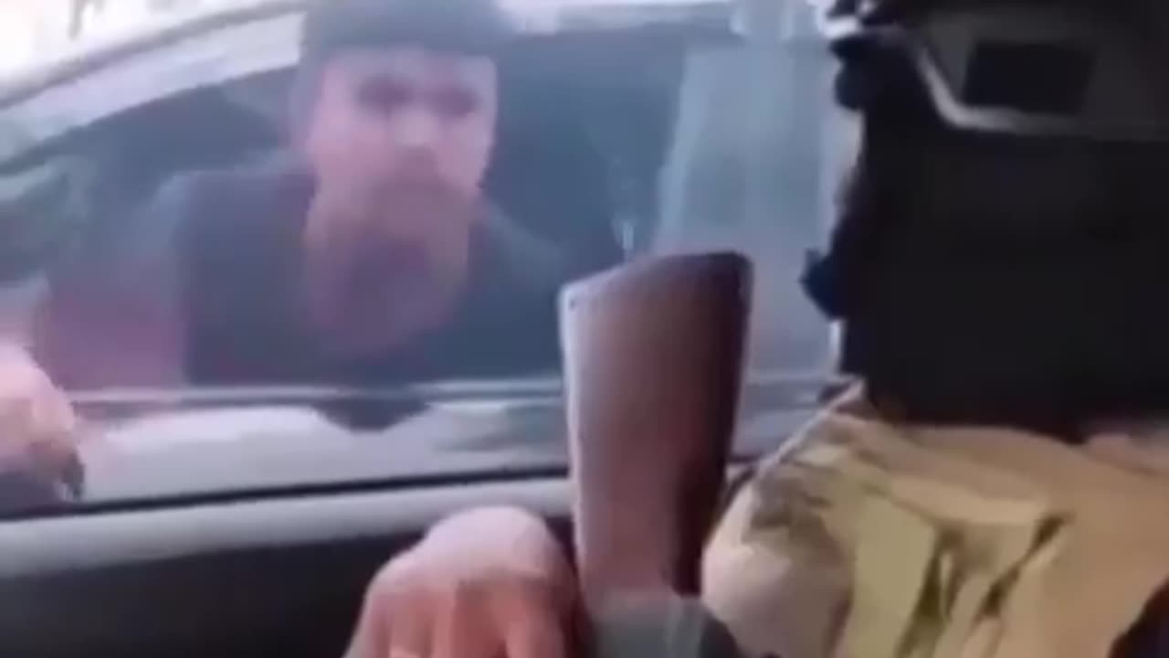 Man unknowingly road rages officer in SWAT gear, Instant Karma