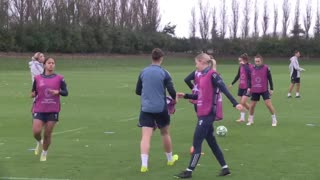 Arsenal Women train ahead of HUGE UCL game