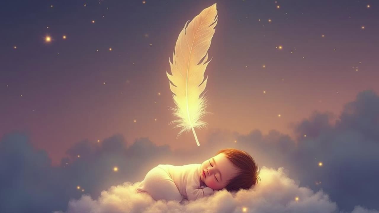 Feather FloatBaby Sleep Music for Deep Sleep | CrystaVibeMusic