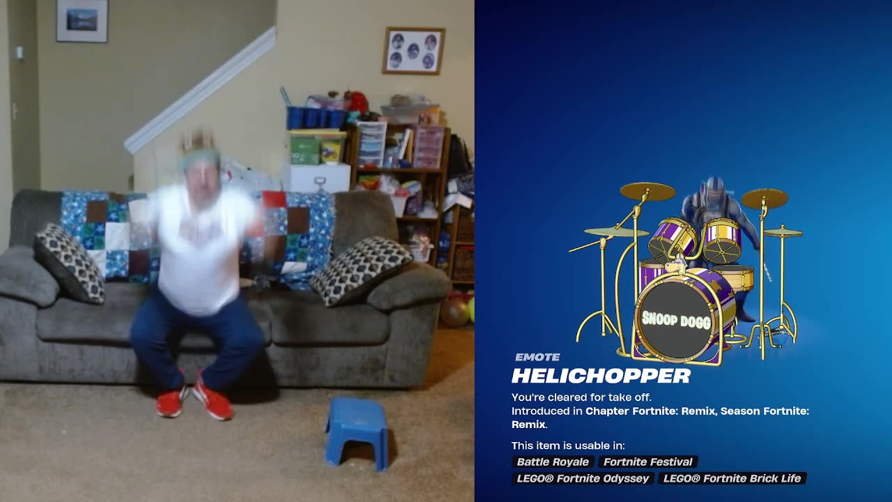 FFG Dance Fortnite Emotes Helichopper