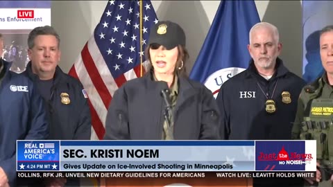 DHS Sec. Noem calls ICE attack "domestic terrorism"