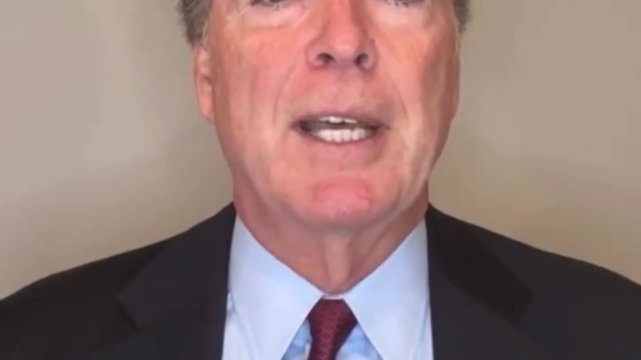 If James Comey was in prison where he should be, he couldn’t make cringe videos like this.