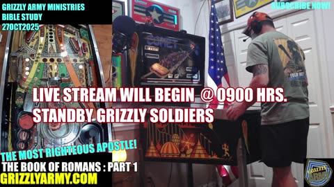 PINBALL TIME MACHINE with SGT GRIZZLEGRITS