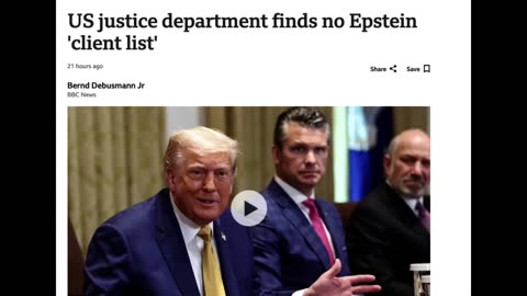 NO CLIENT LIST, NO SURPRISE.THE PSYOP THAT WILL LEAD TO: TECHNOCRACY