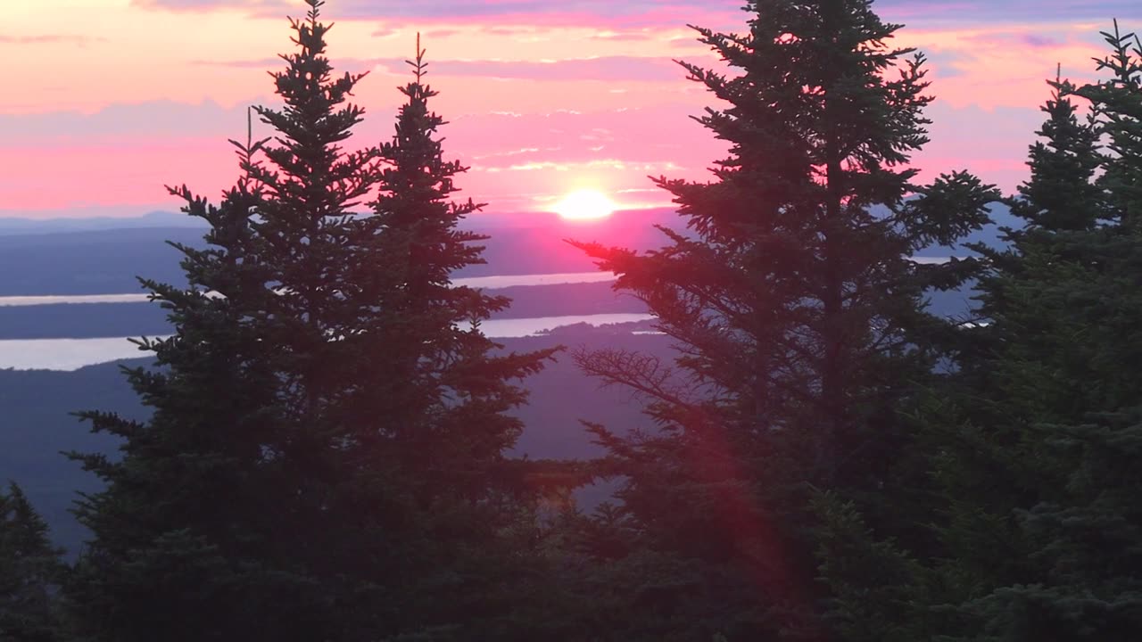Sunset on Cadillac Mountain