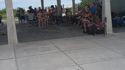 SIESTA KEY DRUM CIRCLE MAKING SOME RHYTHM!