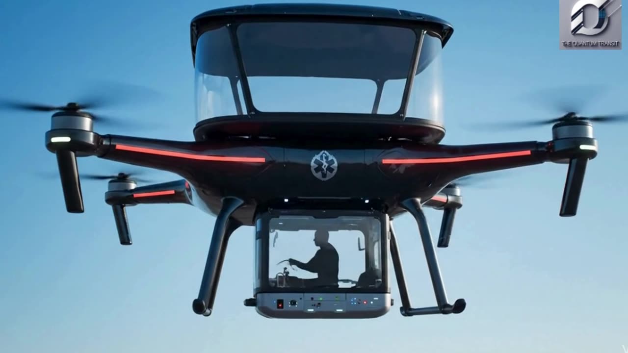 Life-saving drones | The Quantum Transit | #LifeSavingInnovation #US #UK #Shorts