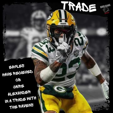 Eagles trade Ravens for Jaire Alexander