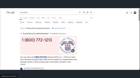 SSA 1 (800) 772-1213
