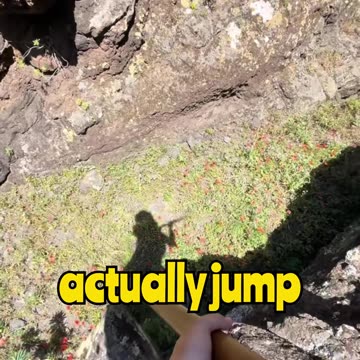 Would You Jump Across Shepherd’s Leap? 😳⛰️ #ShepherdsLeap #NatureThrill