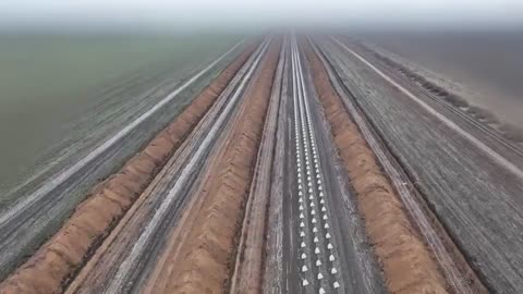 Massive Ukrainian Defensive Line Running the Entire Length of Zaporizhzhia Oblast