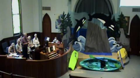 First Baptist Church service July 13, 2025, Loudonville, Ohio.
