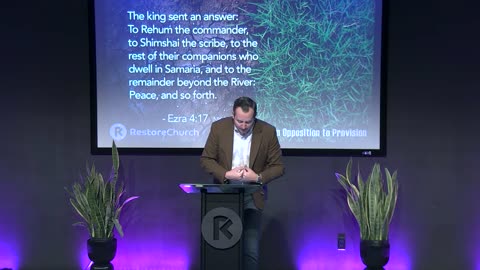 Sunday @ Restore - "From Opposition to Provision"