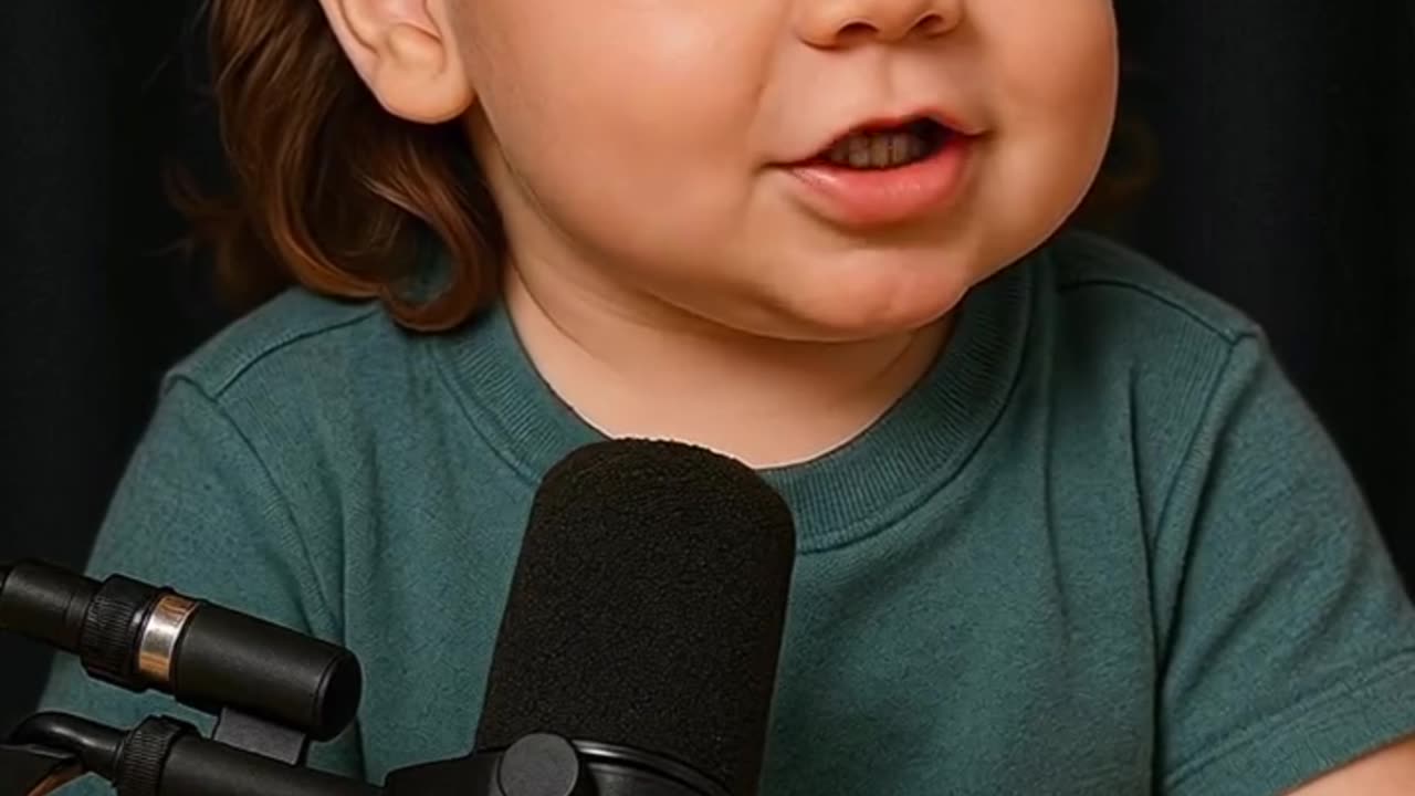 Cute baby podcast 🤩