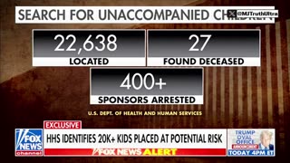 Tom Homan found 22,638 Missing Migrant Children — 27 Found Deceased, 400+ Sponsors Arrested