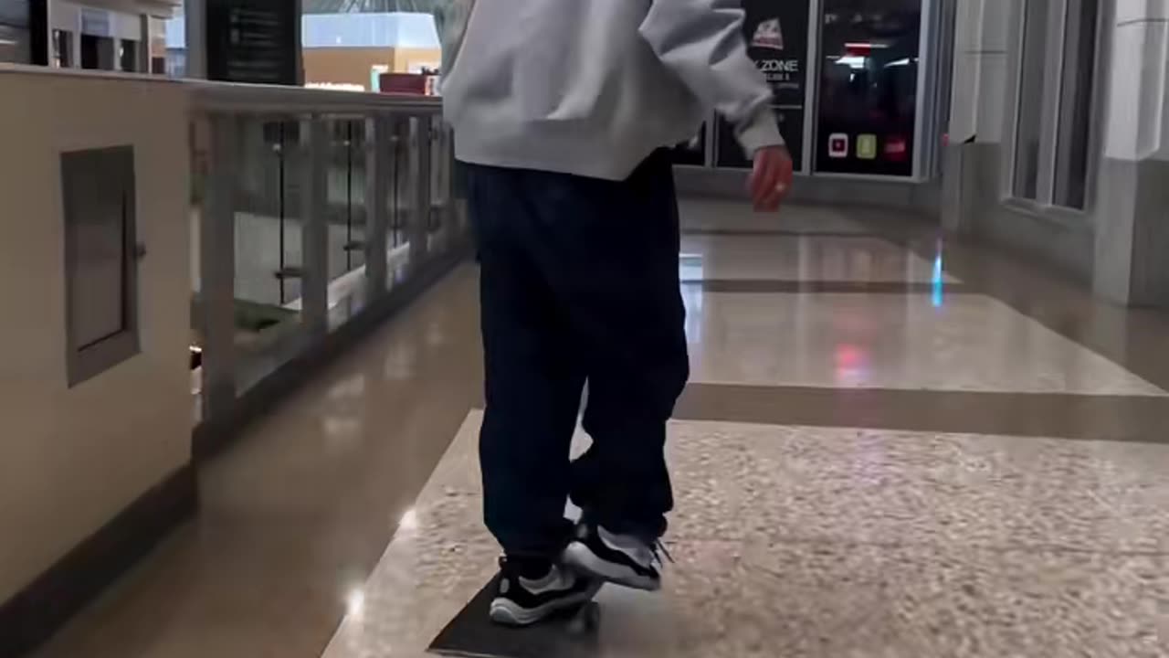 🔥🙌 Epic Marathon Line Through the Mall! Did He Make It? | SkateNation