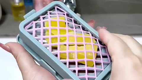 ighly Elastic Mesh Soap Bubble Box More foam, less soap waste! ✔️ Stretchy and reusable