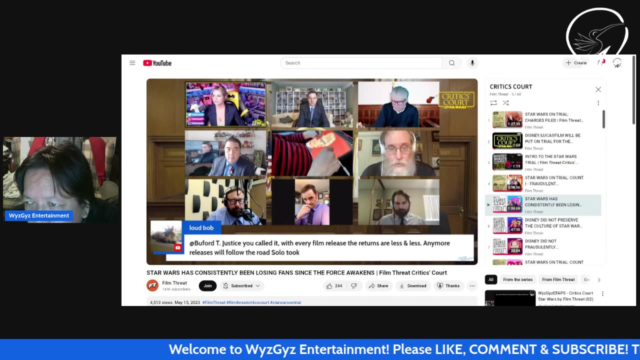 Welcome to WyzGyz Entertainment LIVE!