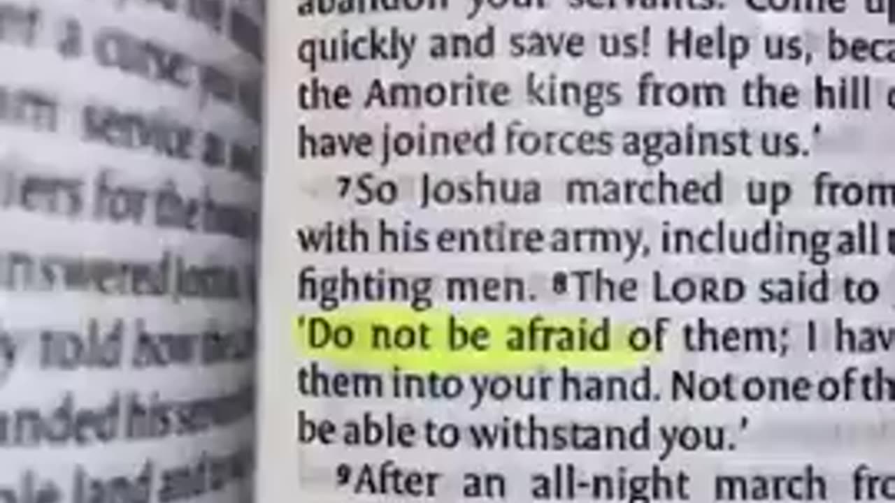 DO NOT BE AFRAID