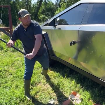 That Cybertruck is a beast.