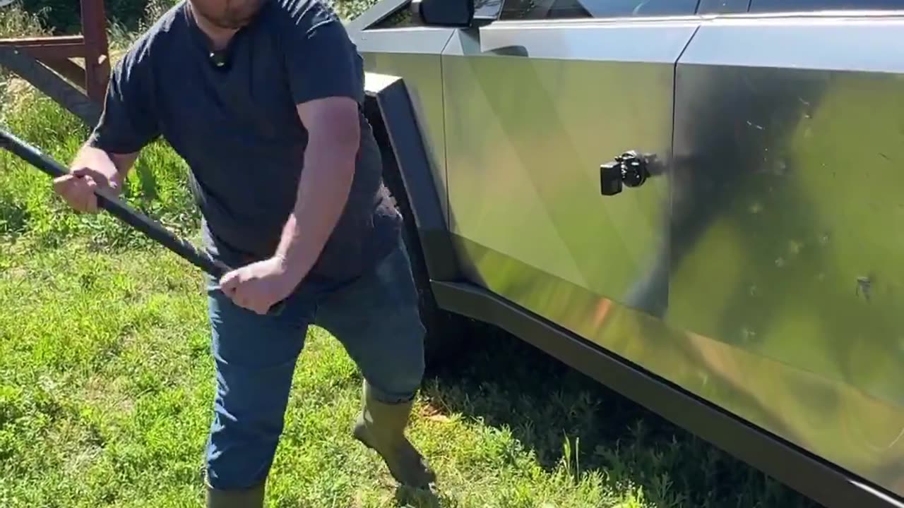 That Cybertruck is a beast.