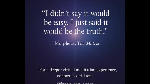 Red Pill Meditation for Clarity & Inner Truth