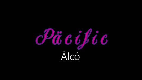 Päcific ¦ Älcó (officiäl audió)