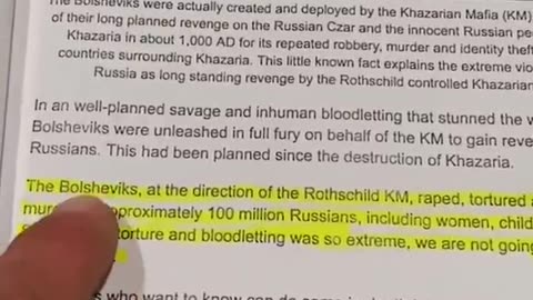 Hidden history of the incredibly evil Khazarian Mafia