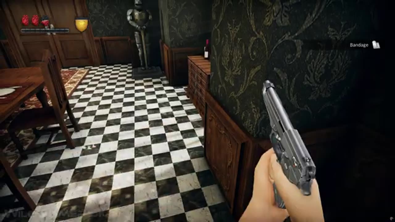 ROGUE MANSION Gameplay Demo | New SURVIVAL HORROR like Resident Evil